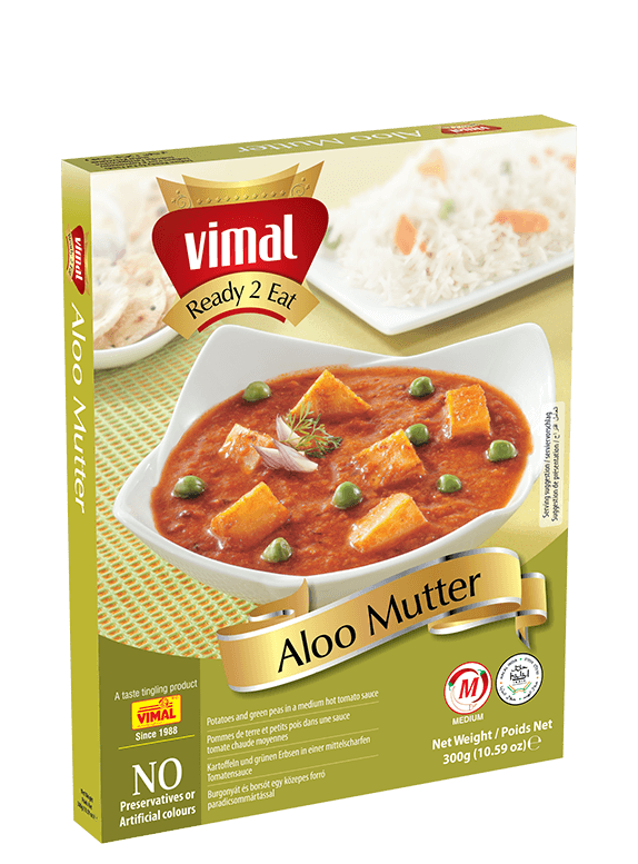 Aloo Mutter - Vimal Agro Products Pvt Ltd - Irresistible Taste