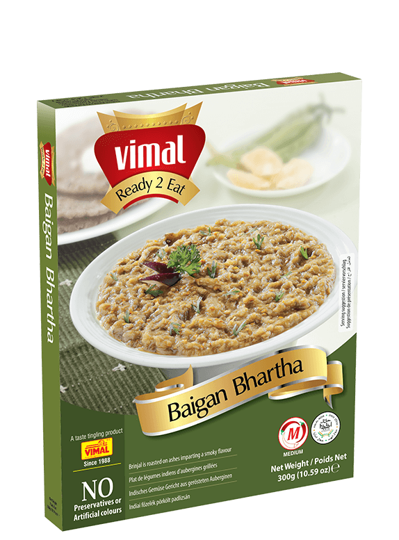 Baigan Bhartha - Vimal Agro Products Pvt Ltd - Irresistible Taste
