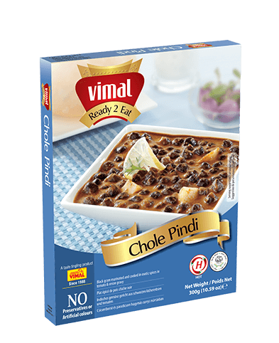 Chole Pindi - Dal Tadka - Vimal Agro Products Pvt Ltd - Irresistible Taste