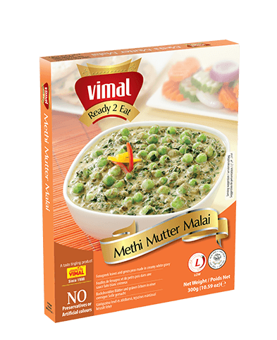 Methi Mutter Malai - Dal Tadka - Vimal Agro Products Pvt Ltd - Irresistible Taste