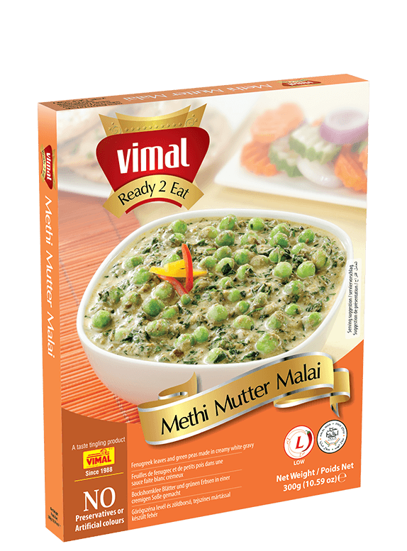 Methi Mutter Malai - Vimal Agro Products Pvt Ltd - Irresistible Taste
