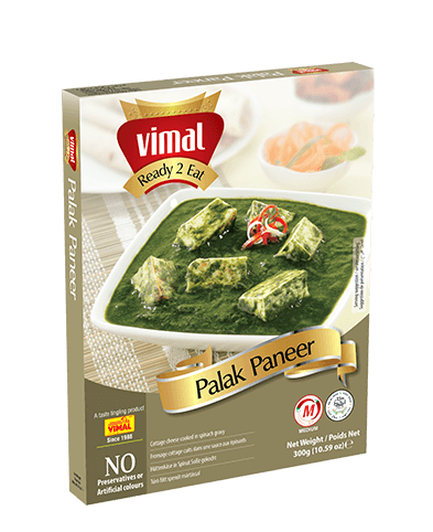 Palak Paneer - Dal Tadka - Vimal Agro Products Pvt Ltd - Irresistible Taste