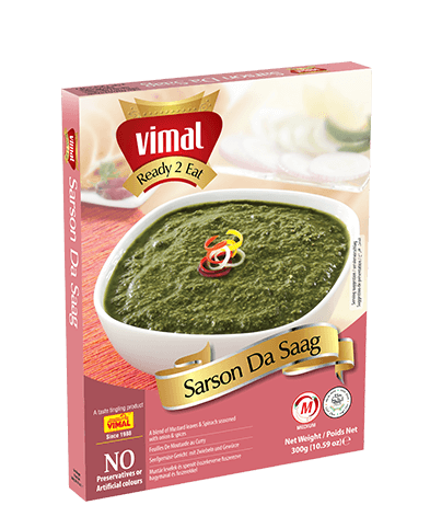 Sarson Da Saag - Madras Sambhar - Vimal Agro Products Pvt Ltd - Irresistible Taste