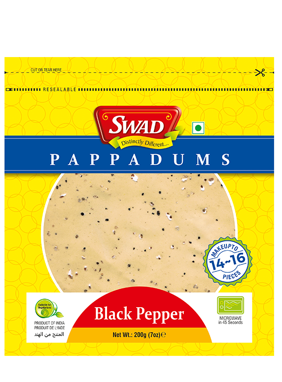 Black Pepper Papad - Vimal Agro Products Pvt Ltd - Irresistible Taste