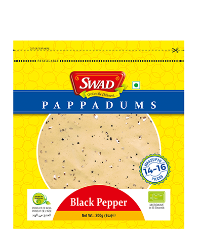 Black Pepper Papad - Sindhi Papad - Vimal Agro Products Pvt Ltd - Irresistible Taste